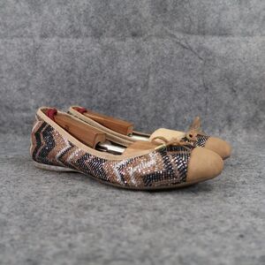 Jessica Simpson Shoes Womens 7 Ballet Flats Fashion Slip On Cap Toe Misha Brown